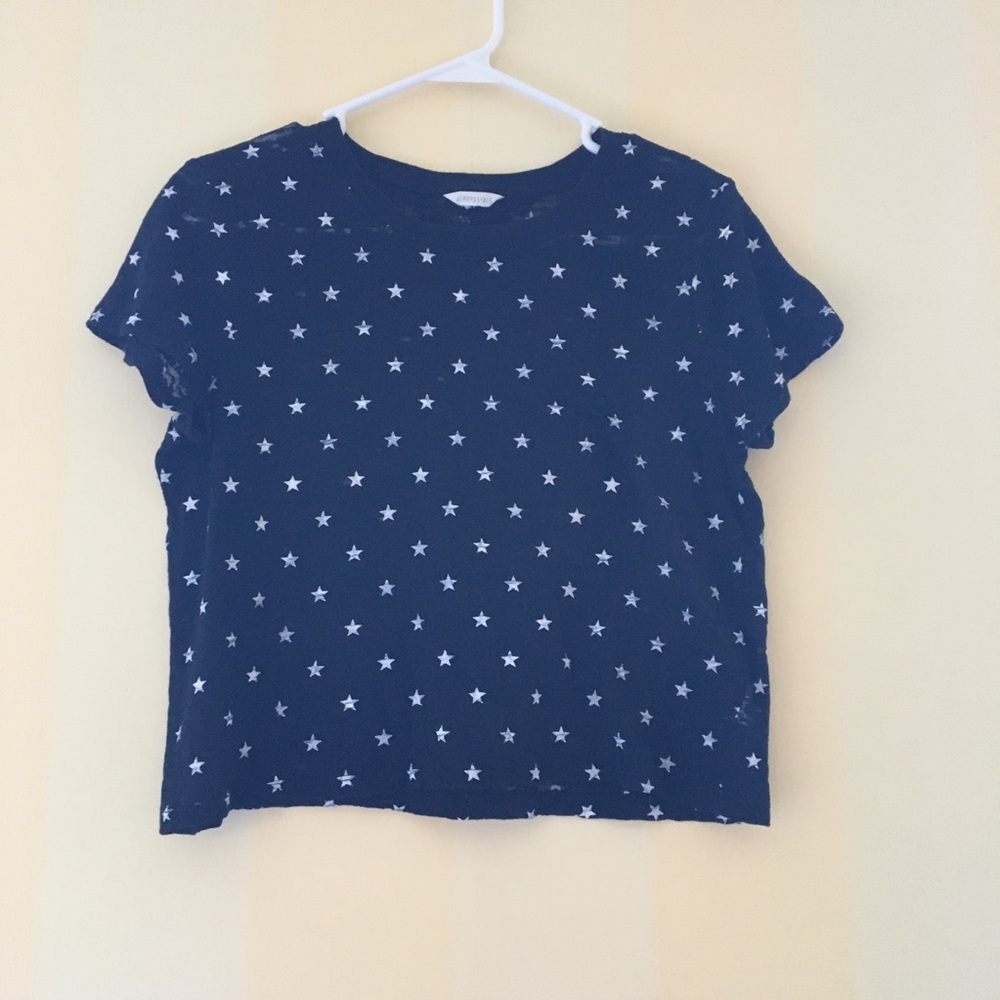 🦋 Star pattern crop top